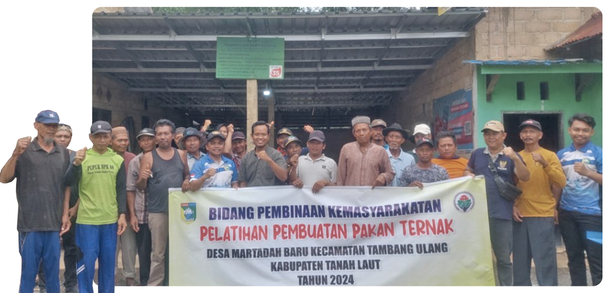 Desa Martadah Baru Dorong Peternak Manfaatkan Pakan Fermentasi untuk Tingkatkan Produktivitas