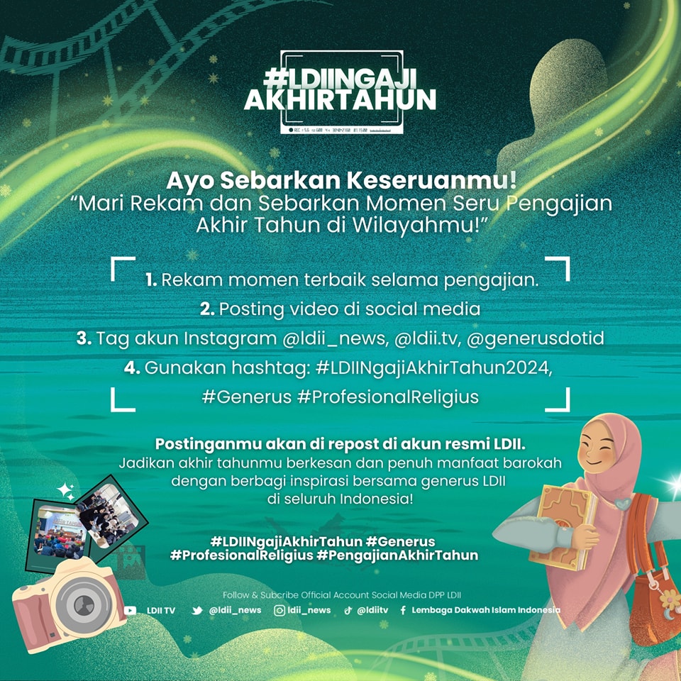 Generus LDII Siap Tutup Tahun dengan Pengajian Barokah #LDIINgajiAkhirTahun2024