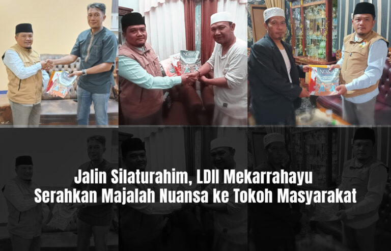 Jalin Silaturahim, LDII Mekarrahayu Serahkan Majalah Nuansa ke Tokoh Masyarakat