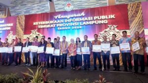 LDII Lampung Hadiri Malam Anugerah KI Award 2024, Apresiasi Keterbukaan Informasi Publik