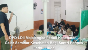 DPD LDII Gelar Seminar Kesehatan bagi Santri Ponpes Fathul Huda di Majalengka