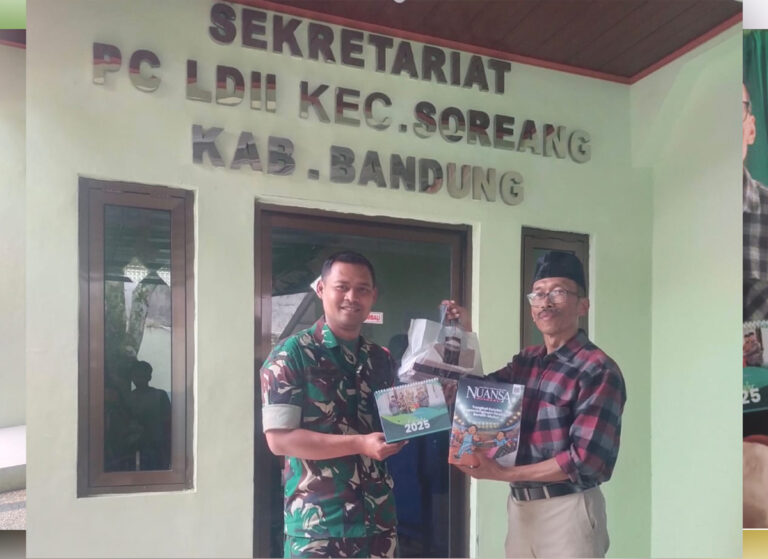 PC LDII Soreang Kabupaten Bandung Silaturahmi ke Koramil, Tegaskan Pentingnya Sinergi dan Kolaborasi