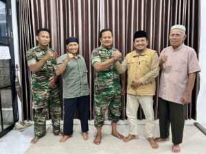 LDII dan Danramil Mekarrahayu Bahas Pembelian Gabah Petani dan Penanganan Sampah