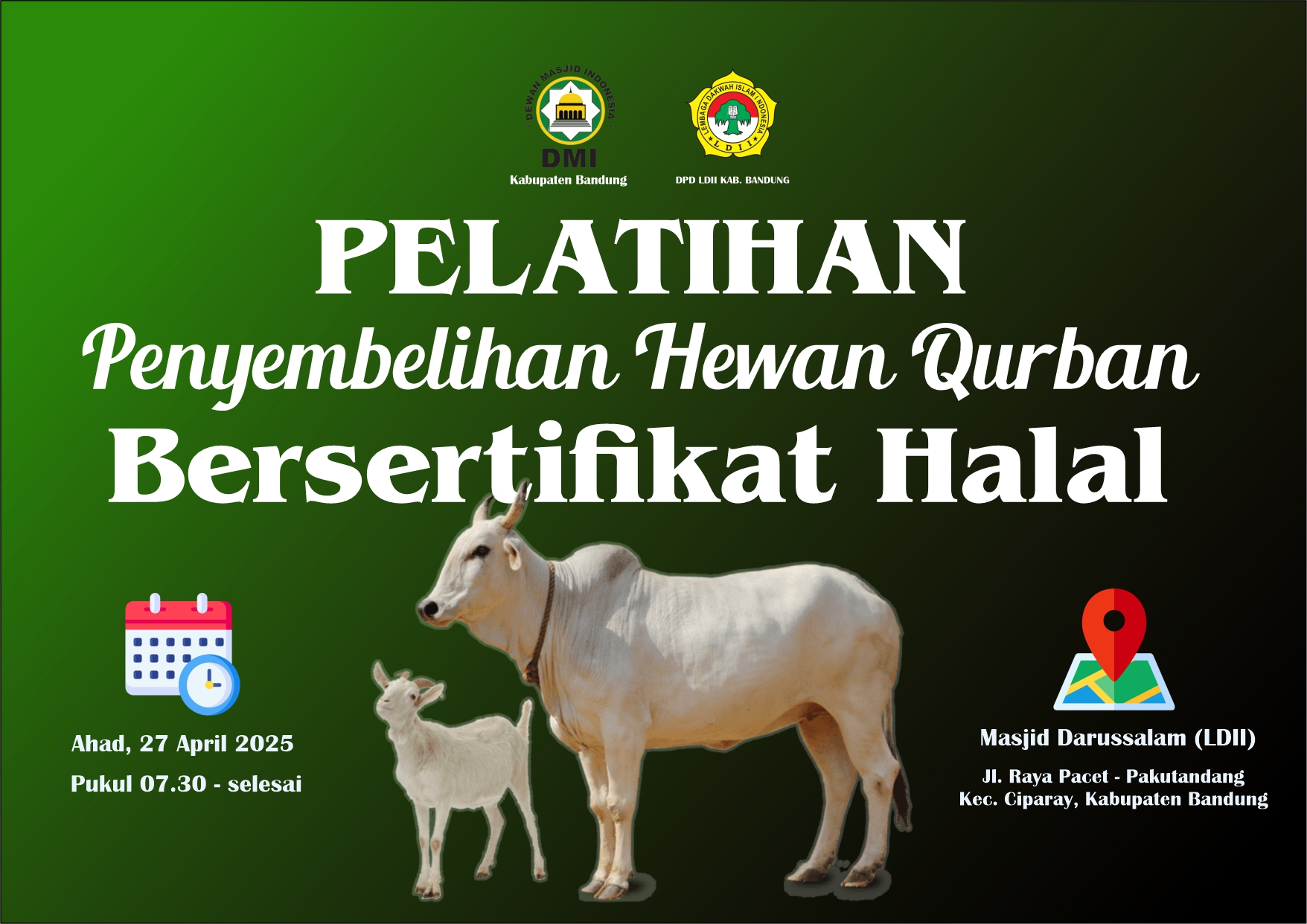 Artikel calendar event pelatihan penyembelihan hewan qurban bersertifikat