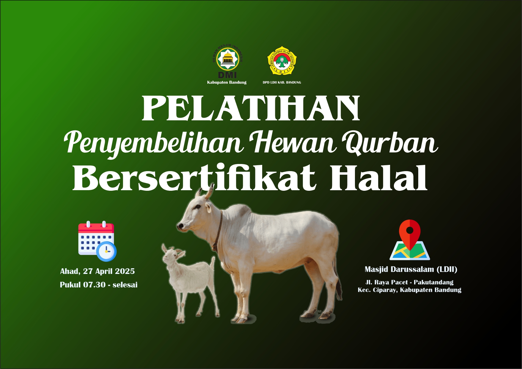 Artikel calendar event pelatihan penyembelihan hewan qurban bersertifikat cover