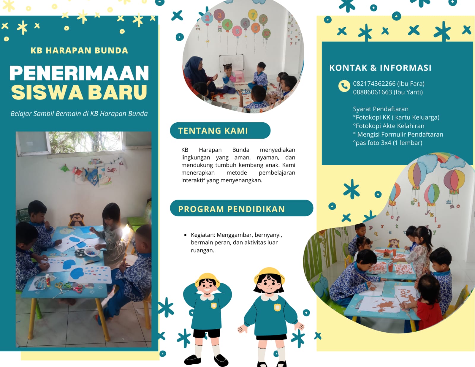 Penerimaan Peserta Didik Baru KB Harapan Bunda Tahun Ajaran 2025/2026