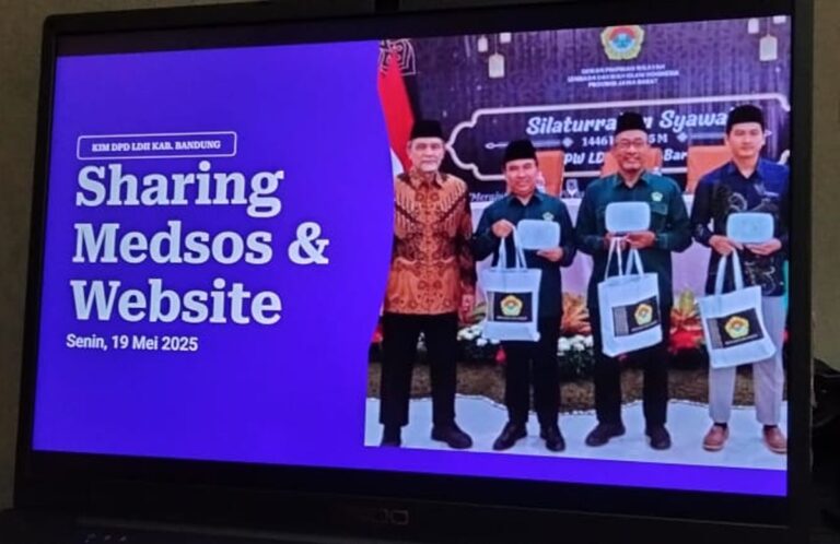 Sharing Medsos dan Website: DPD LDII Bandung Perkuat Humas Digital PC dan PAC