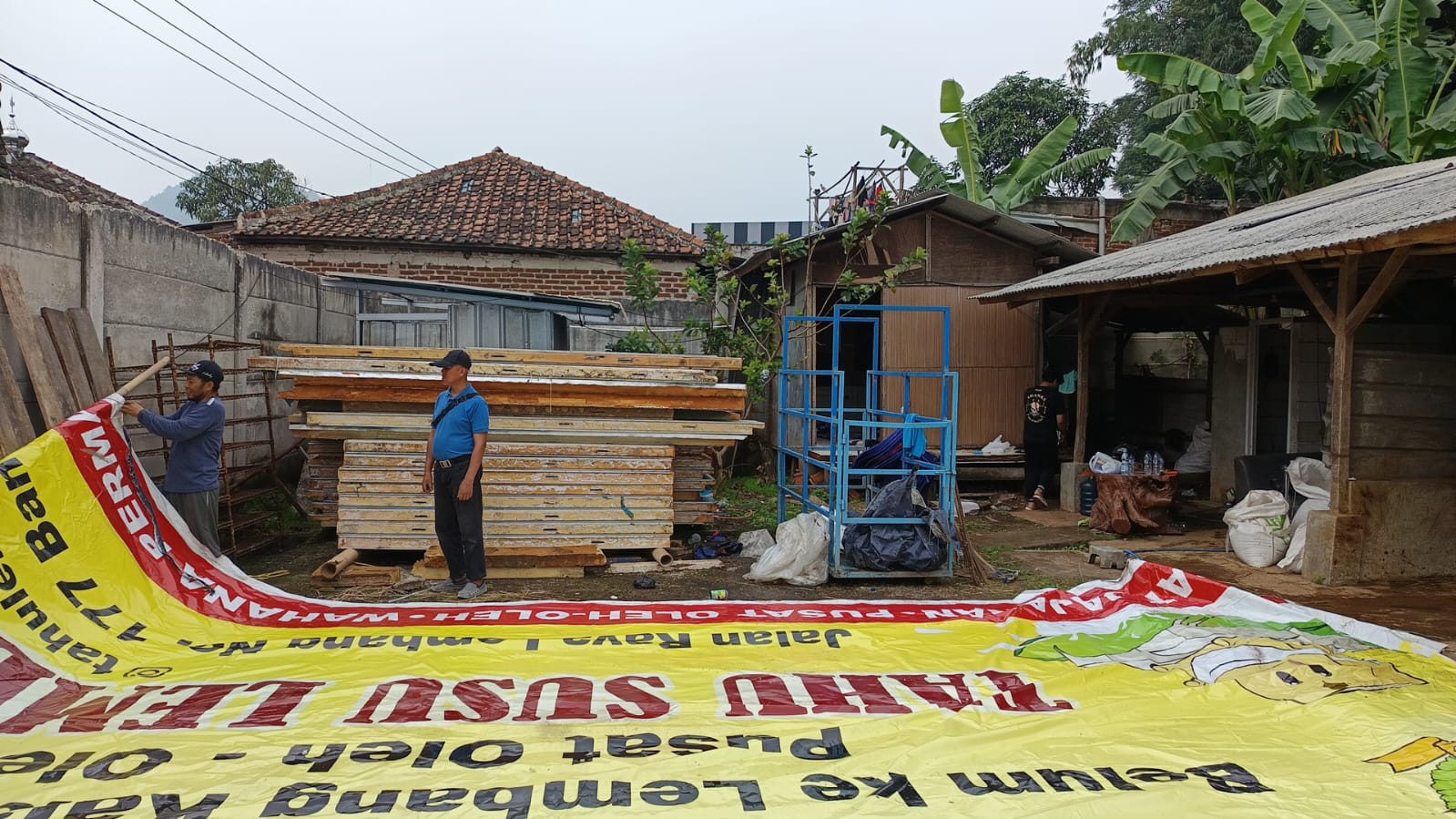 PC Soreang Fokus Kebersihan Lokasi Penyembelihan