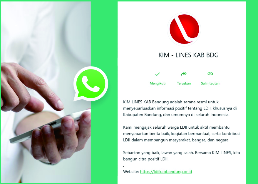 Saluran wa channel kim line kab bdg
