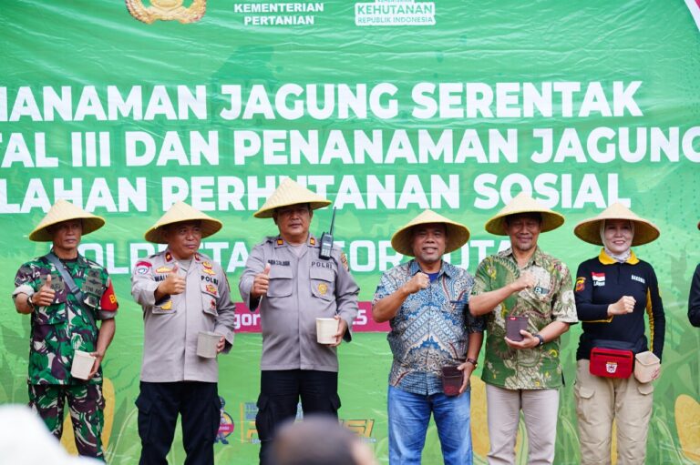 LDII Kota Bogor Dukung Program Ketahanan Pangan Polri di Rancamaya