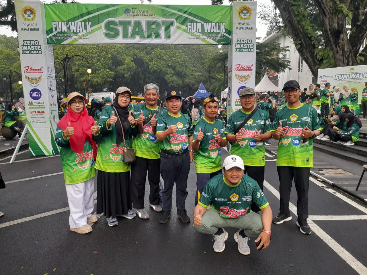 Ribuan Warga Ikuti Fun Walk LDII Jabar di Bandung, DPD Kabupaten Bandung Dukung Kampanye Sehat dan Zero Waste