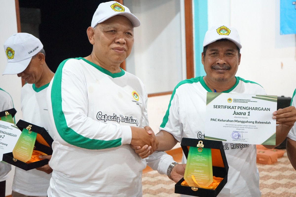 LDII PAC Manggahang Juara 1 Sekretariat