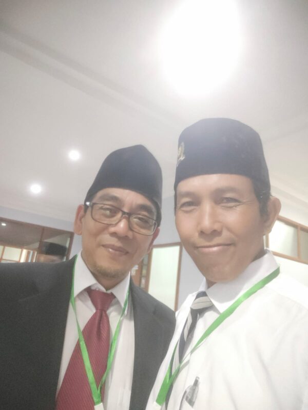 Ketua PC LDII Rancaekek Andi Mulya bersama Ketua DMI Kabupaten Bandung, Gus Ali