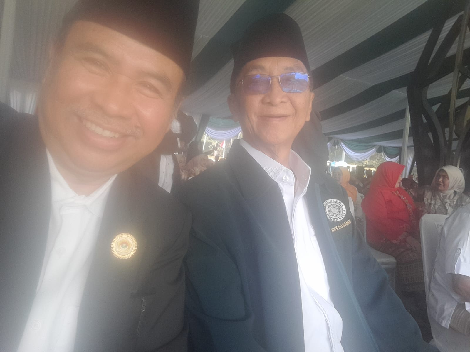 Ketua DPD LDII Kabupaten Bandung bersama Ketum MUI Kabupaten Bandung