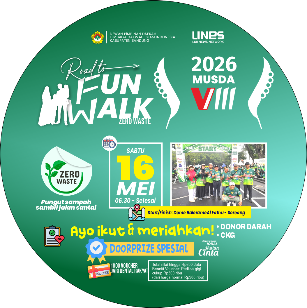 SKETSA FLYER FUN WALK ROAD TO MUSDA VII KAB BDG BULAT