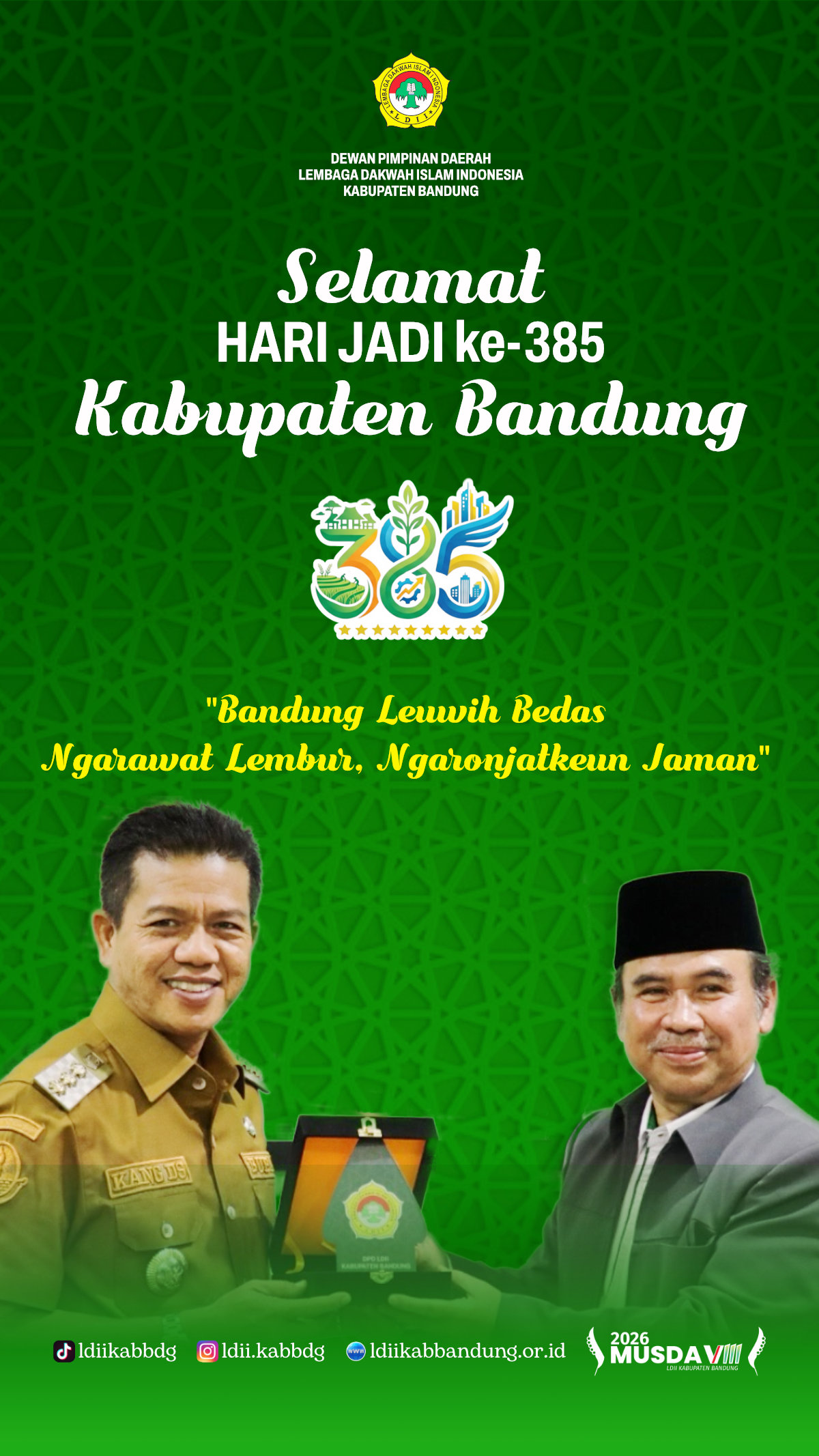 UCAPAN SELAMAT HARI JADI KAB BDG 385 dari LDII