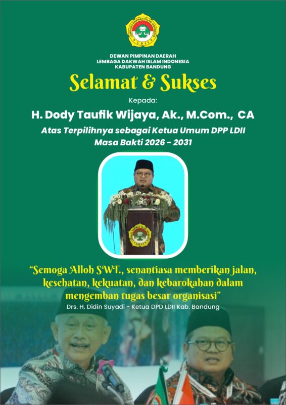 Ucapan Selamat dan Sukses Untuk KETUA DPP LDII TERPILIH