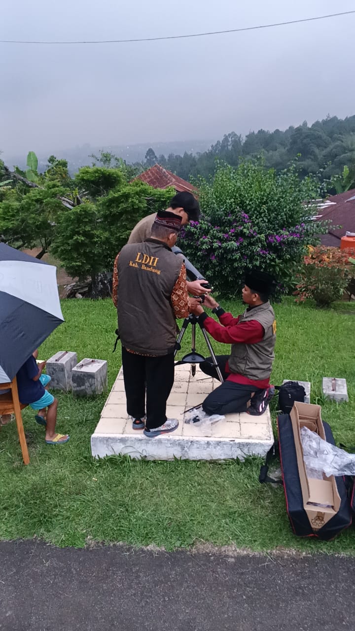 LDII Kabupaten Bandung Pantau Hilal di Bosscha Lembang