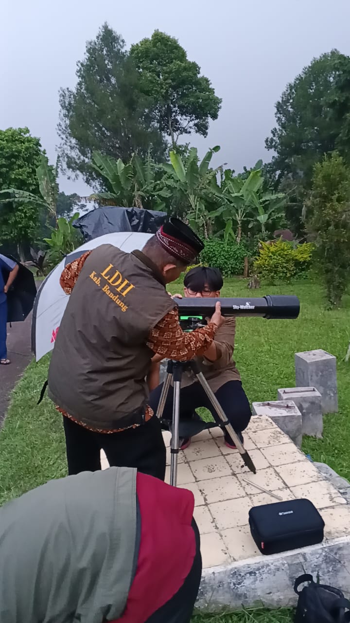 LDII Kabupaten Bandung Pantau Hilal di Bosscha Lembang