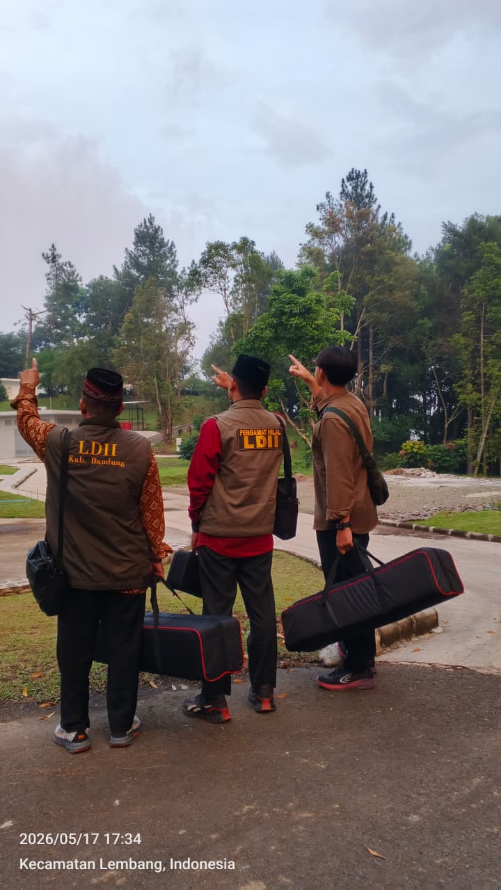 LDII Kabupaten Bandung Pantau Hilal di Bosscha Lembang