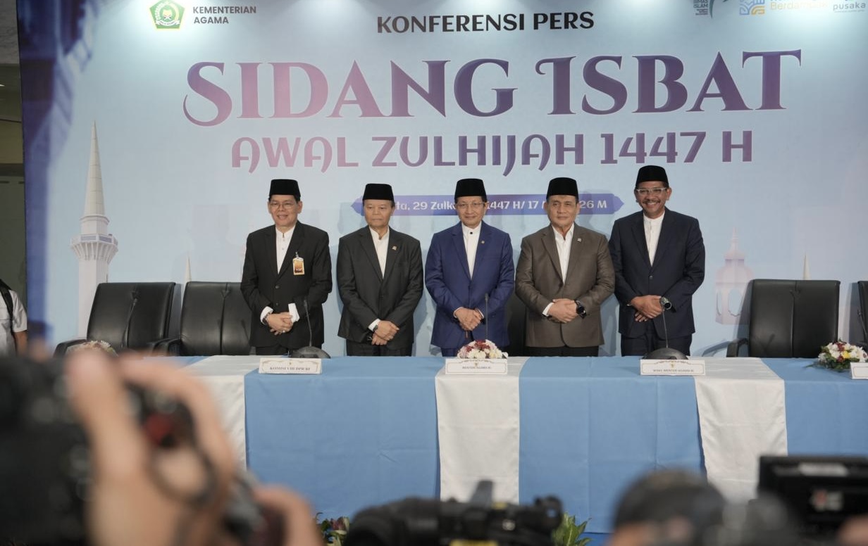 Pemerintah melalui Kementerian Agama Republik Indonesia menetapkan 1 Dzulhijjah 1447 Hijriah (4)