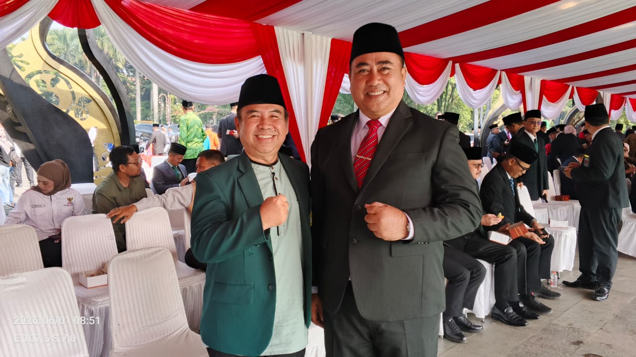 Didin Suyadi Hadiri Upacara Hari Lahir Pancasila Kabupaten Bandung, Ajak Generasi Muda Jadikan Pancasila Perekat Bangsa