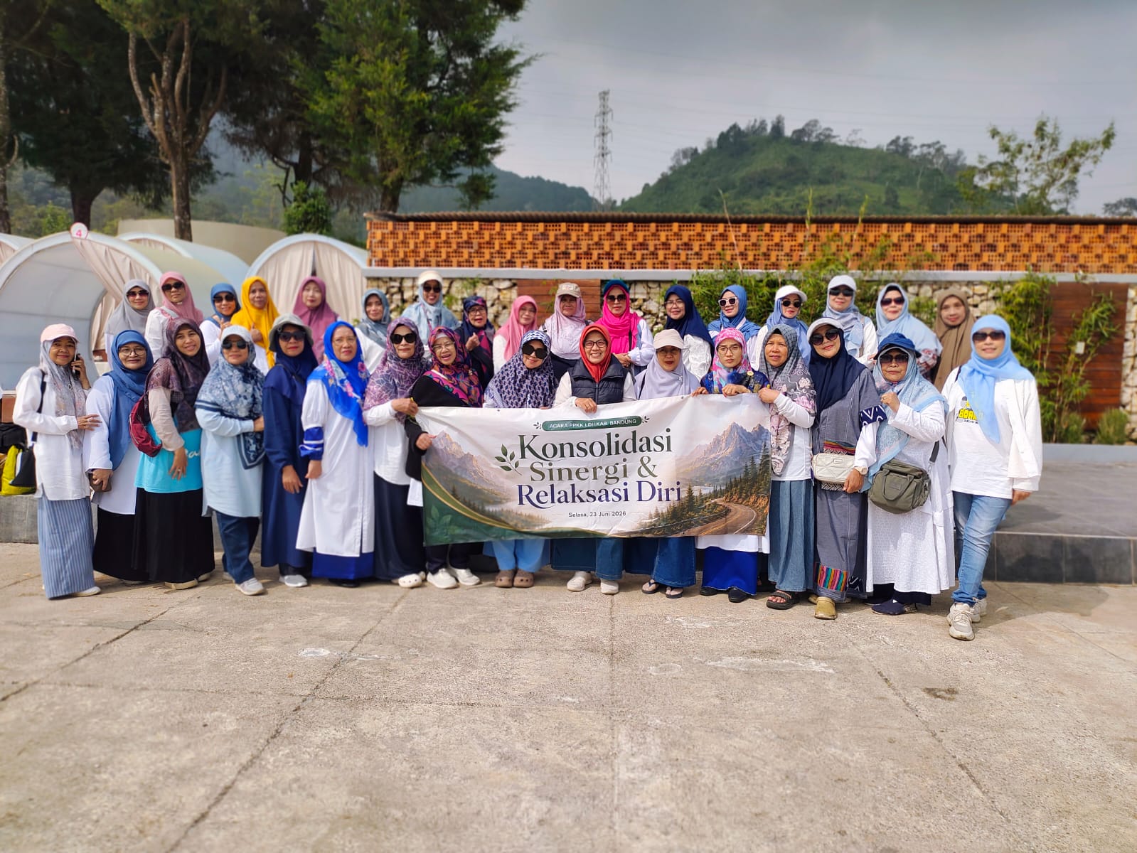 PPKK LDII Kabupaten Bandung Perkuat Soliditas Organisasi Melalui Konsolidasi dan Relaksasi di Pangalengan