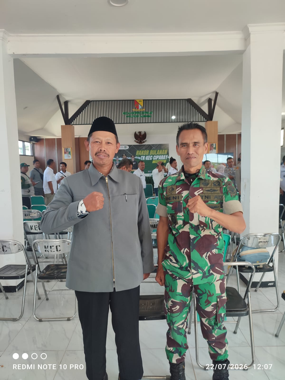 PC LDII CIPARAY HADIRI RAKOR BULANAN KECAMATAN ASEP RUSTANDI