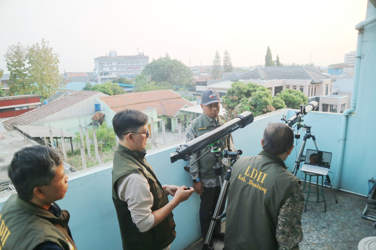 Pengamatan Hilal 1 Rabiul Awal DPD LDII Kabupaten Bandung
