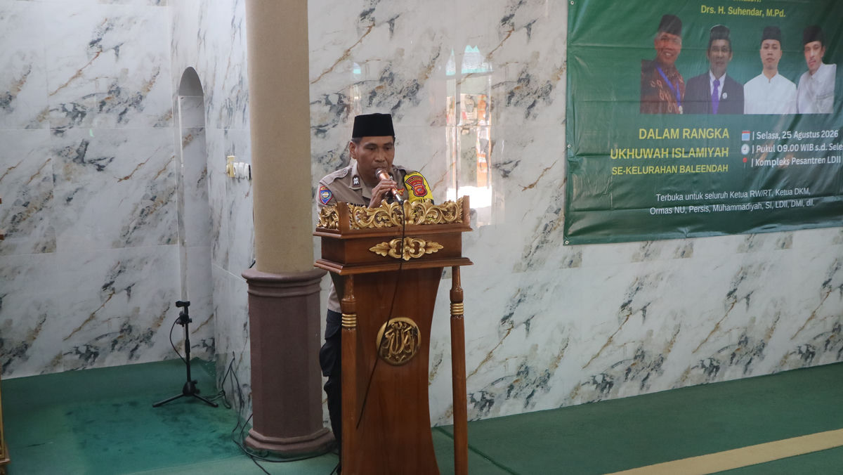 Sambutan Babin kamtibmas Baleendah