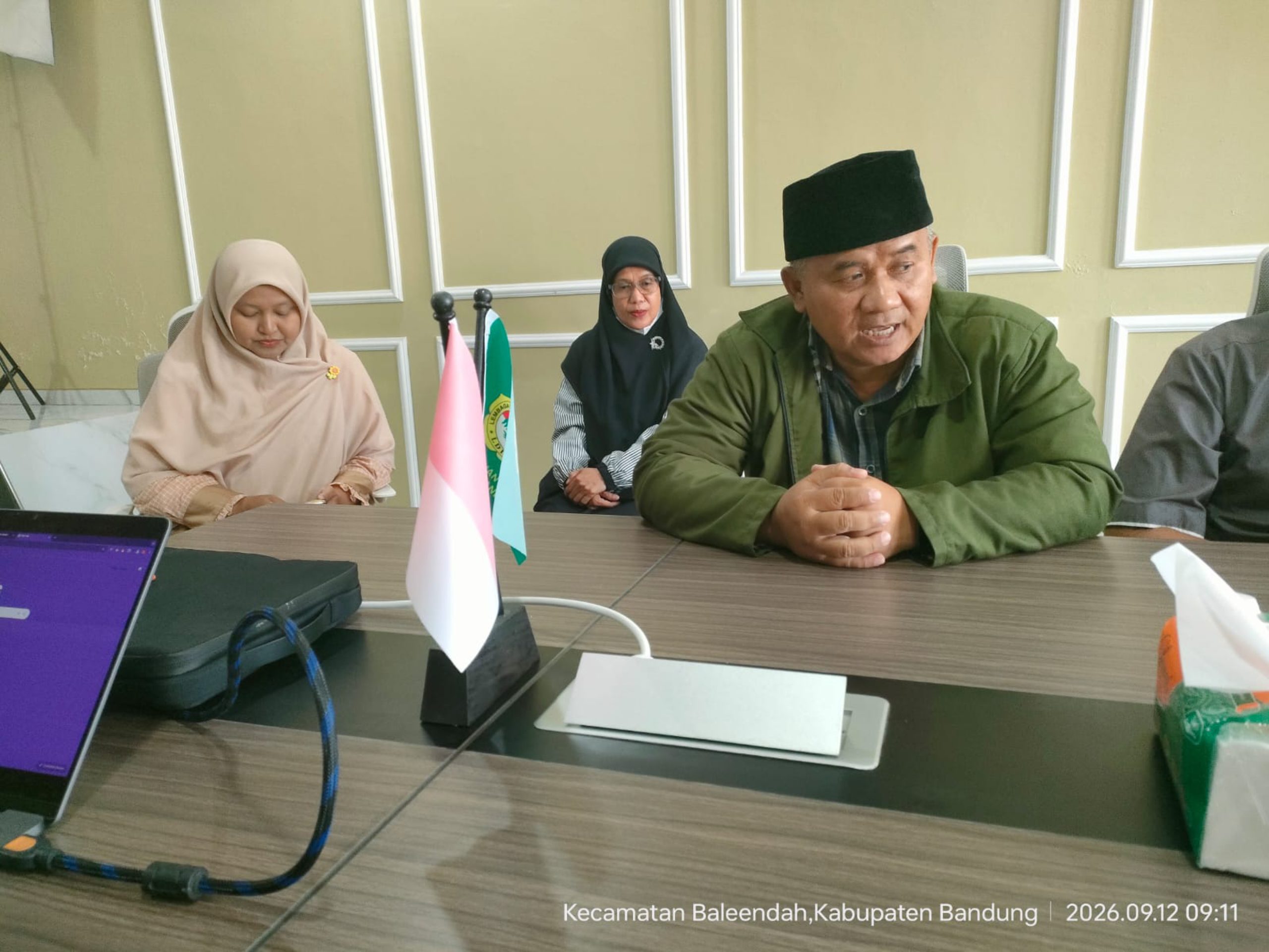 Konsolidasi berlangsung di Kantor DPD LDII Kabupaten Bandung Sabtu 12 September 2026 JANTA