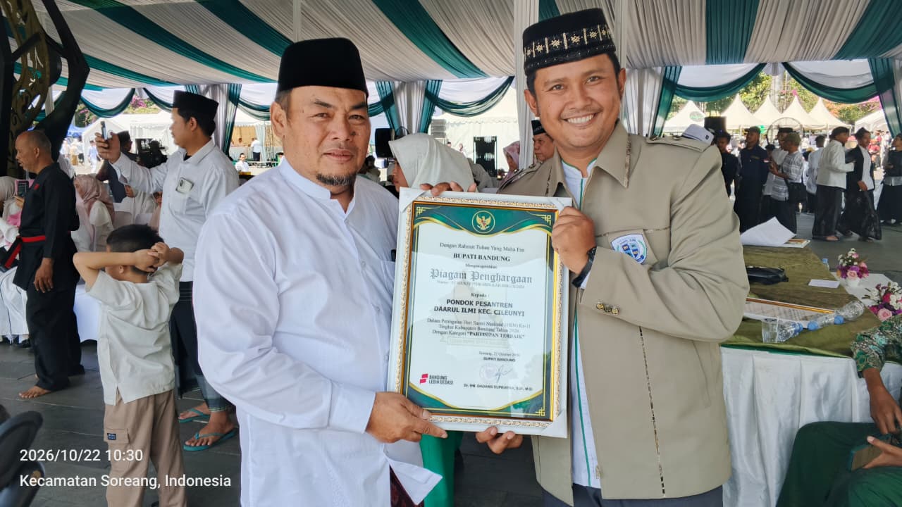 Ketua FPP Kabupaten Bandung Bersama Kepsek PSDI