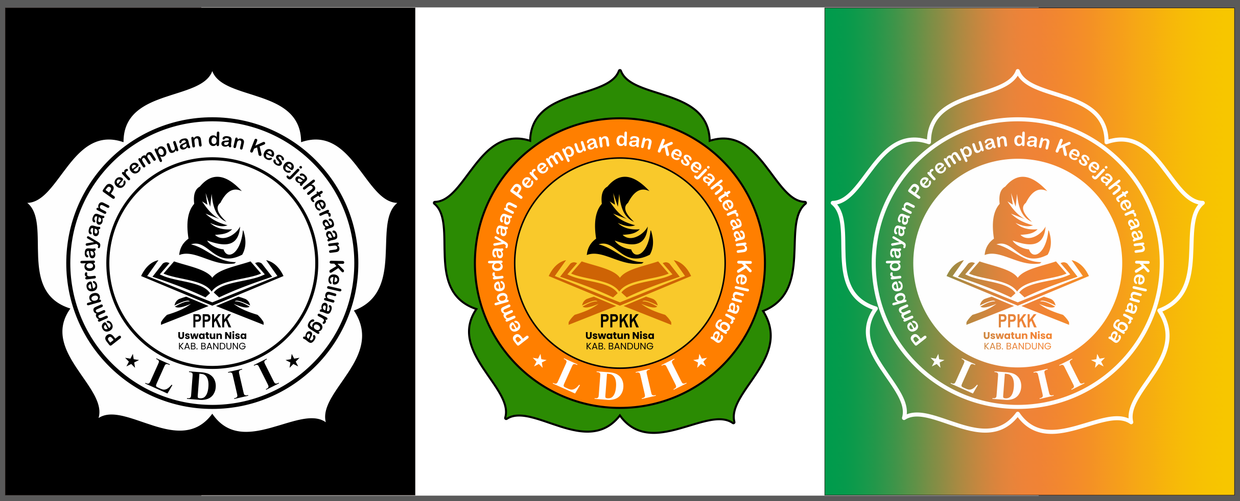 LOGO PPKK Uswatun Nisa LDII Kabupaten Bandung